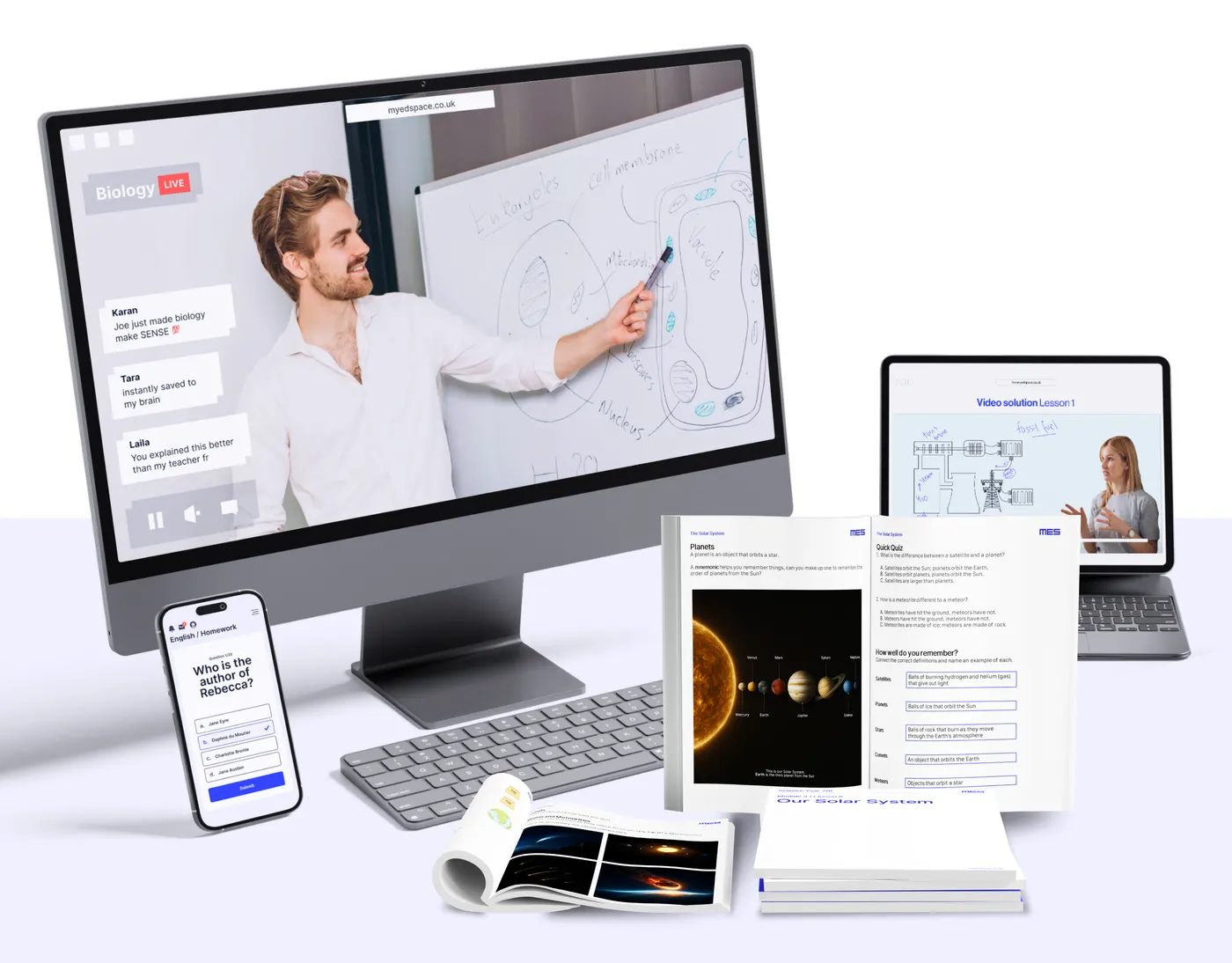 MyEdSpace platform across devices